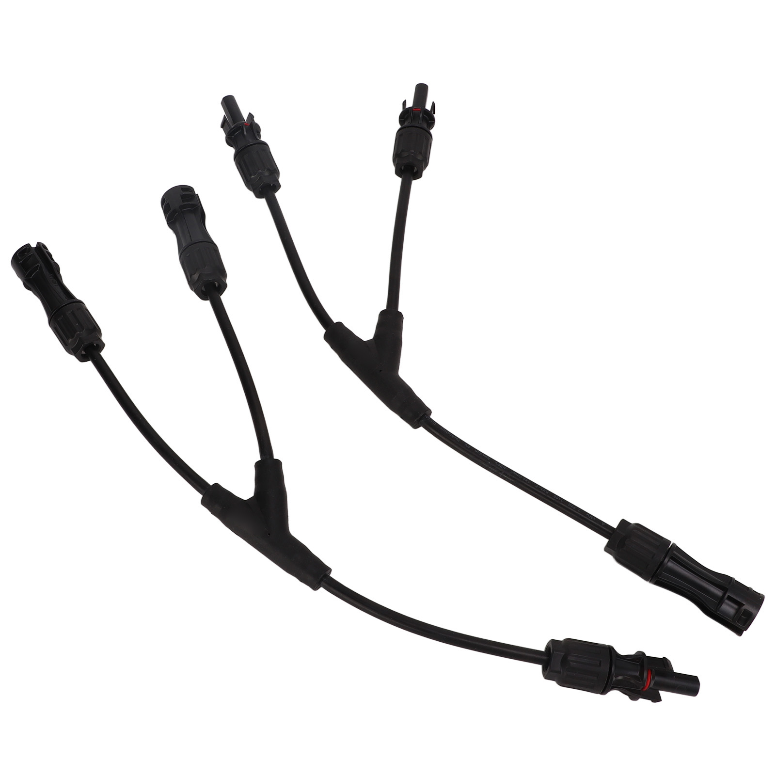 2er-pack Solar-y-verbinder, 2-in-1, Ip68 Wasserdicht, Flammhemmend, Parallelkabel Für Photovoltaik-modulanschluss
