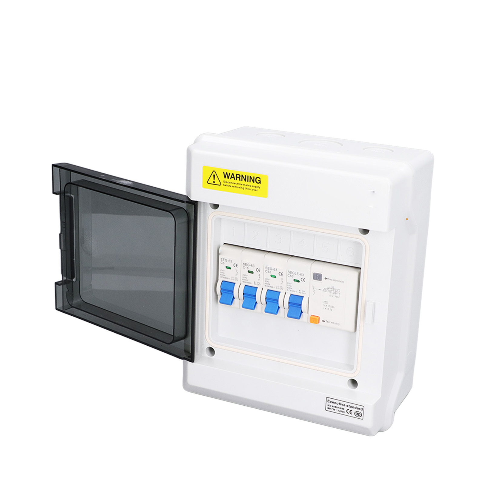 3-modul-elektroverteiler Mit 30-ma- Und 63-a-fehlerstromschutzschaltern Und 3 Leitungsschutzschaltern (6 A + 16 A + 32 A), 230 V, Sicherungskasten Nach Australischer Norm, Für Den Hausgebrauch