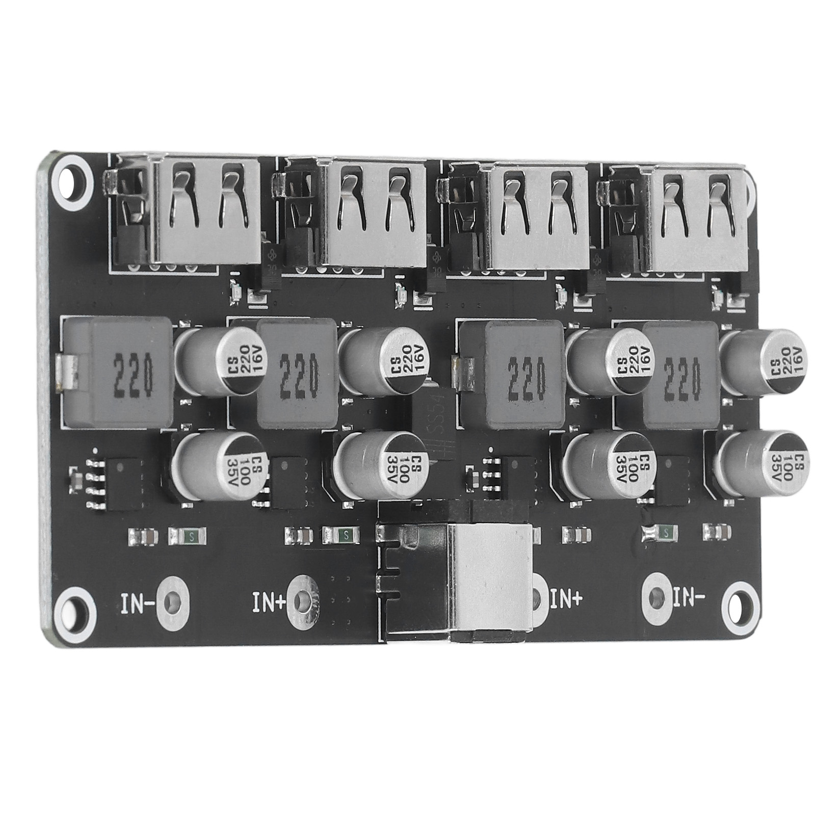4-port-usb-abwärtswandler (6–32 V Auf 3–12 V), Schnelllade-gleichstromnetzteilmodul Für Autos