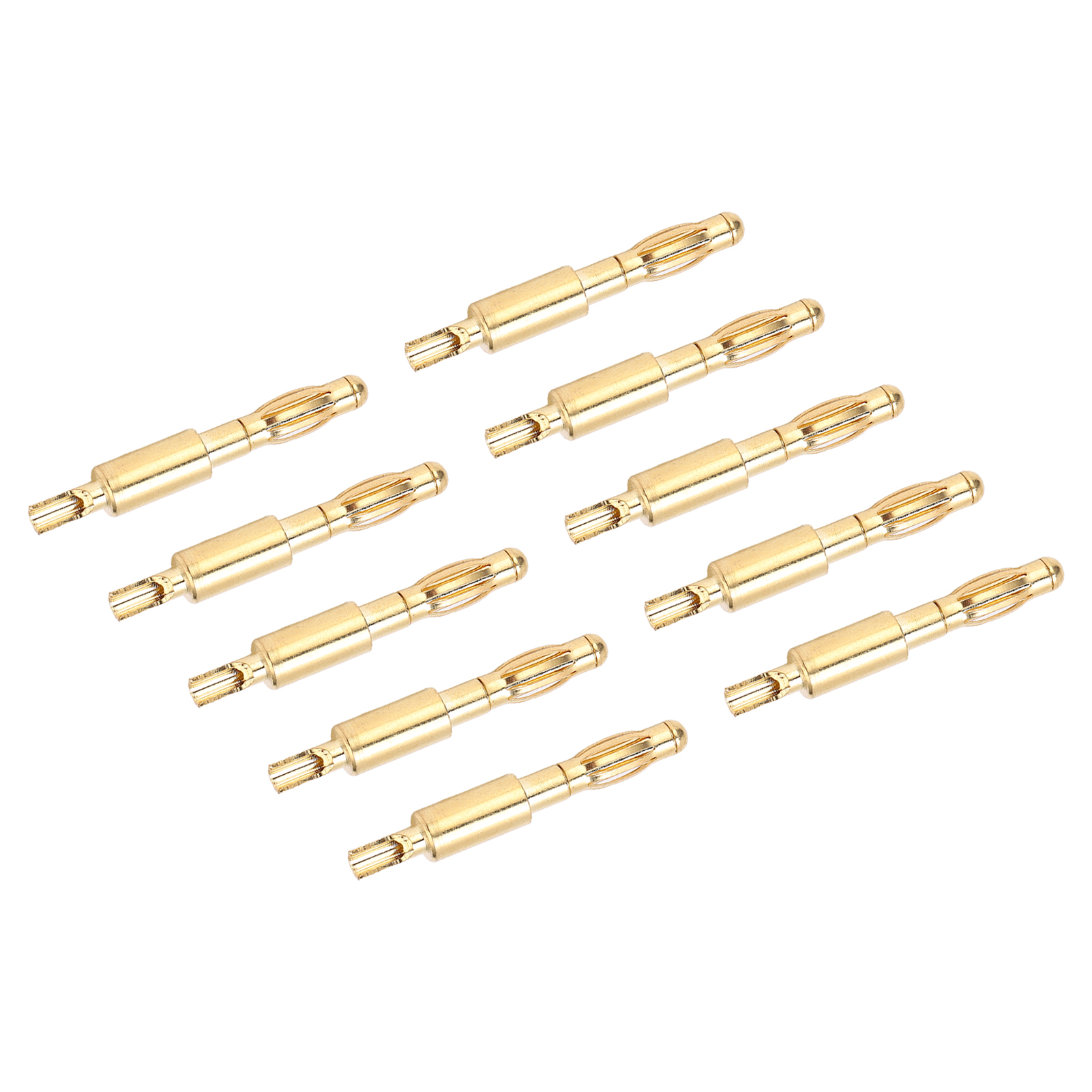 Vergoldete 4-mm-bananenstecker (männlich), 10er-packung Lötstecker, Adapter Für Elektrische Heimwerkertests, Vergoldete Anschlüsse