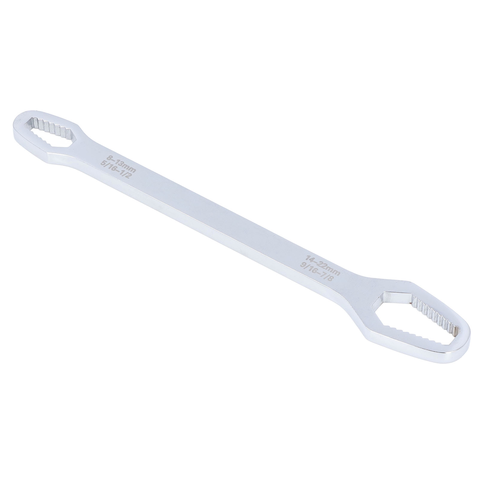 Universal-multifunktions-doppelmaulschlüssel, 8–22 Mm, Handwerkzeug Für Wartung Und Reparatur – Silber