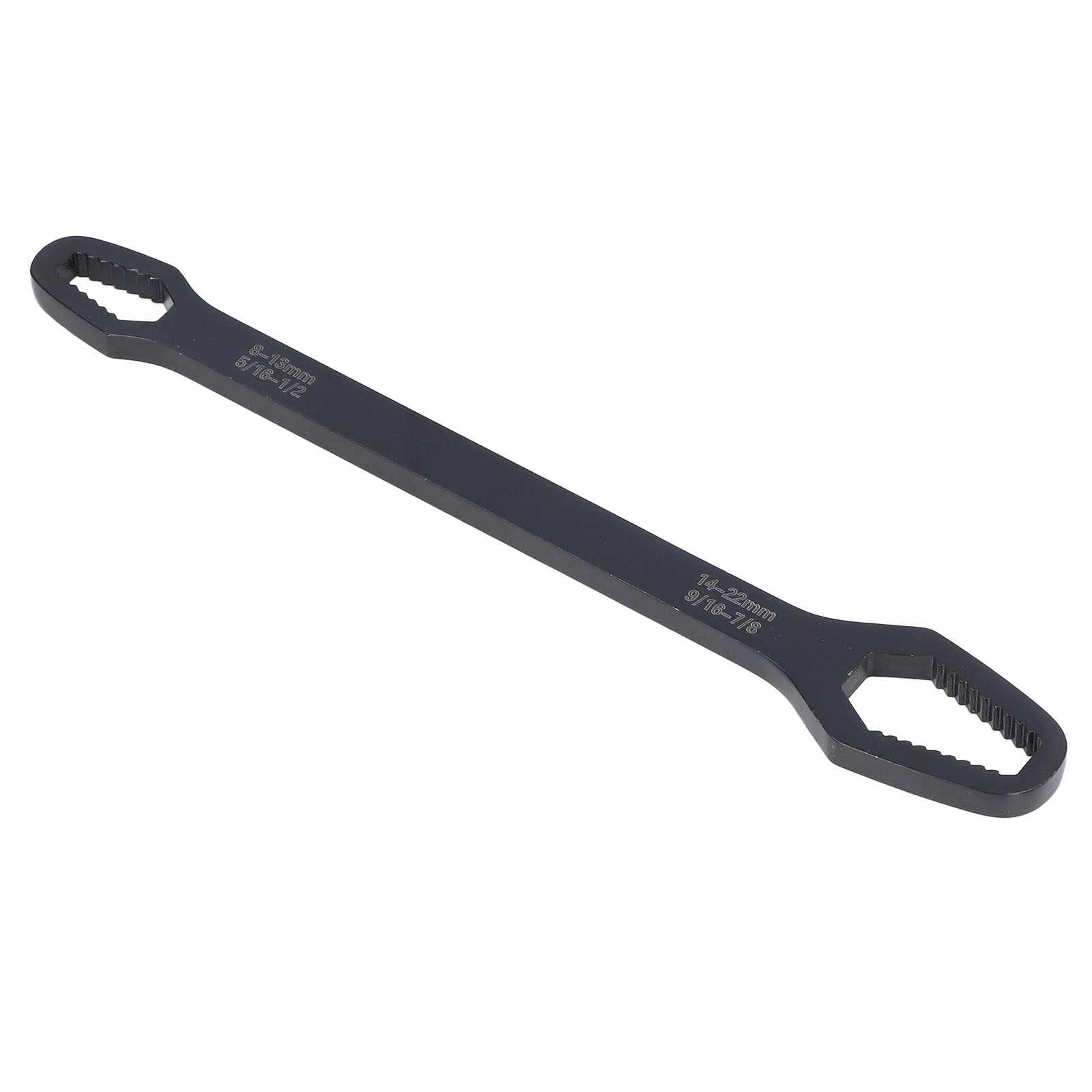 Verstellbarer Doppelmaulschlüssel 8–22 Mm, Universelles Multifunktionswerkzeug Für Wartung Und Reparatur, Schwarz