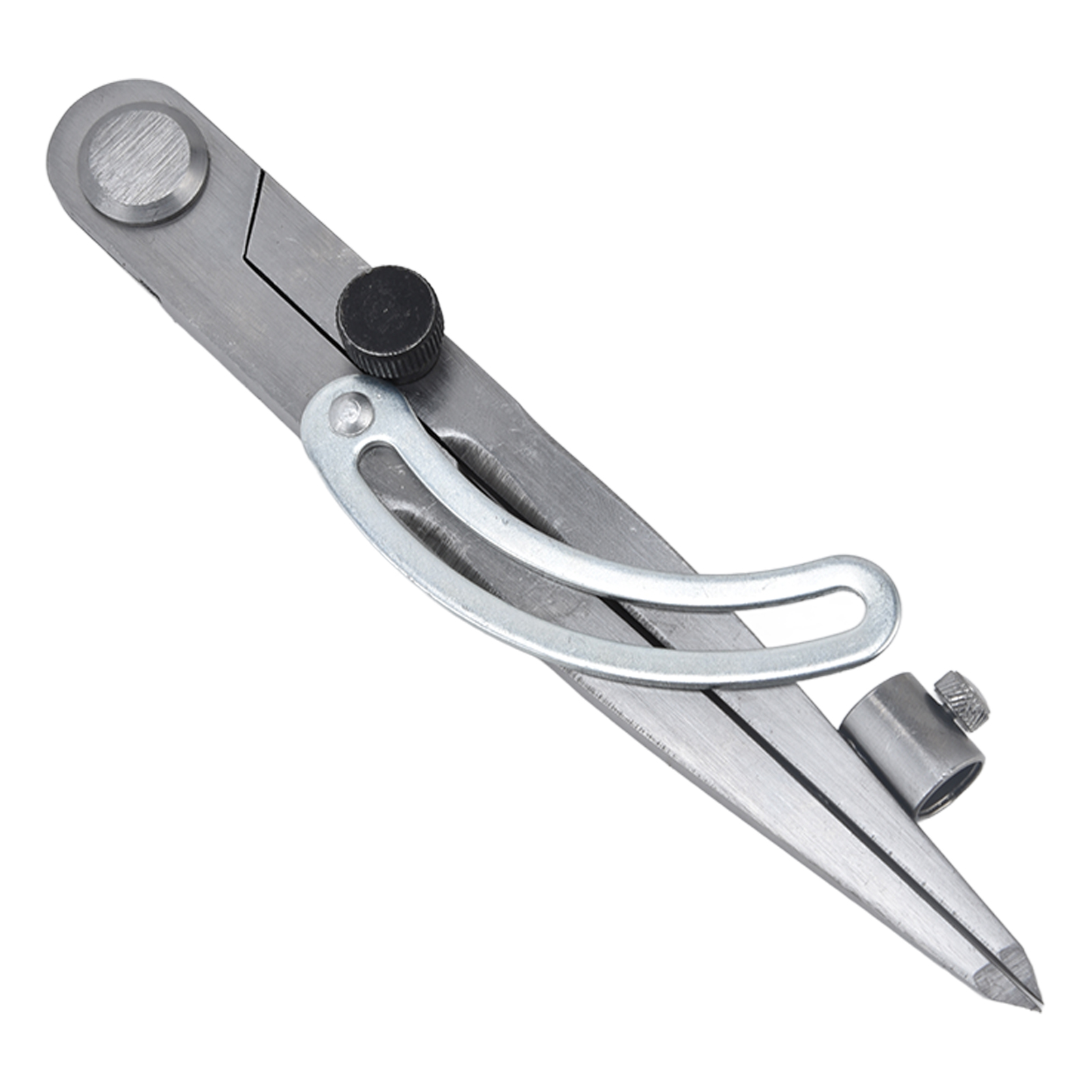 Anreißnadel Aus Kohlenstoffstahl, 150 Mm Verstellbarer Teiler, Arretierbares Winkelmarkierungswerkzeug Für Präzise Holzarbeiten.