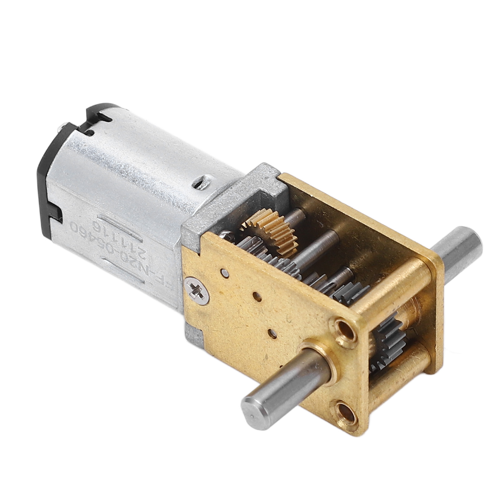 Getriebemotor Mit Zwei Abtriebswellen, Schneckengetriebe, Hohes Drehmoment, Bürstenmotor, Für 6-v-gleichstrommaschine Mit 100 U/min