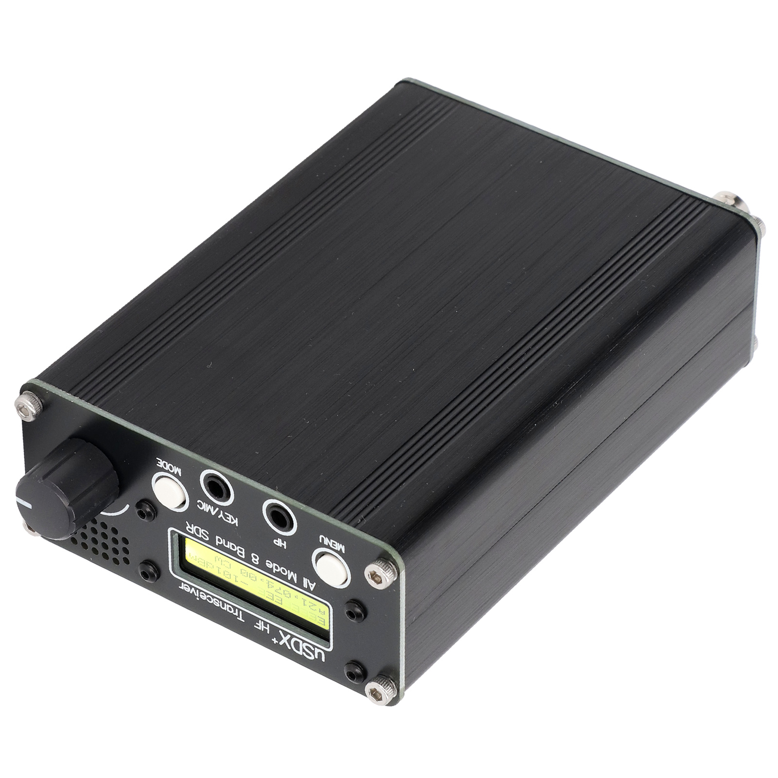 8-band Hf Ssb Qrp Sdr Funkgerät Mit Lcd-bildschirm, Bnc-anschluss, Ohne Netzteil, Tragbar Und Kompakt.