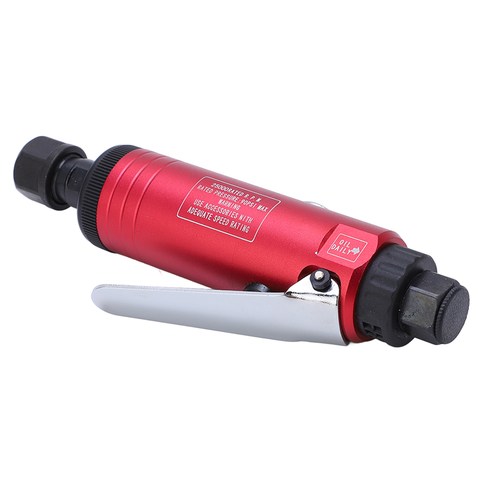 Pneumatischer Geradschleifer, 25.000 U/min, 90 Psi, Druckluft-rotationswerkzeug Mit 3-mm- Und 6-mm-spannzangen, Polieren Und Feinschleifen, Europäische Ausführung