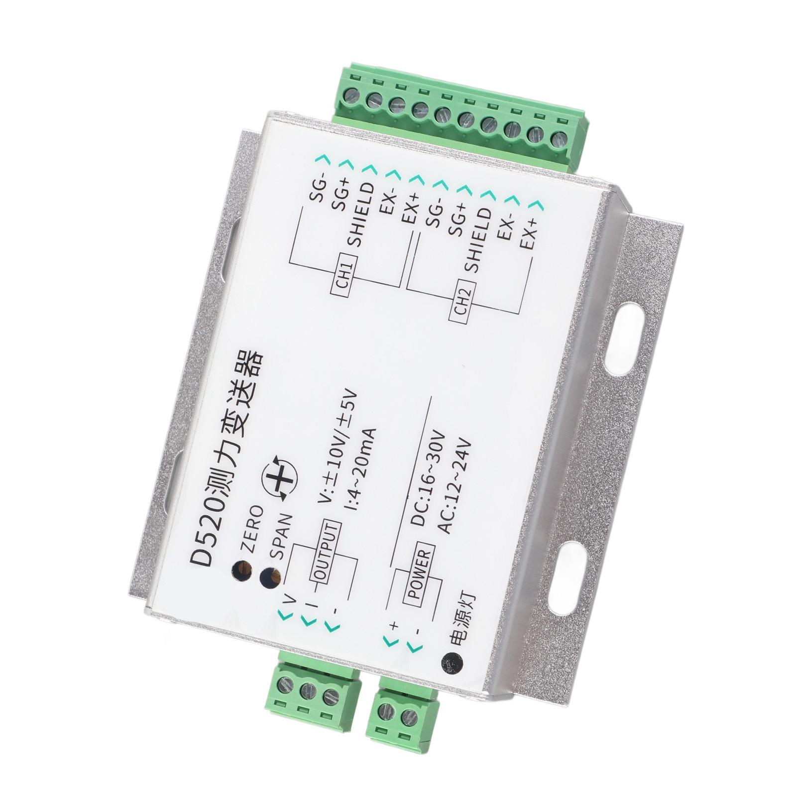 Drucktransmitter, Kraftsensor, Messung Von 2 Eingängen, 1 Ausgang, 1630 Vdc/1224 Vac Spannung, 0-±10 V