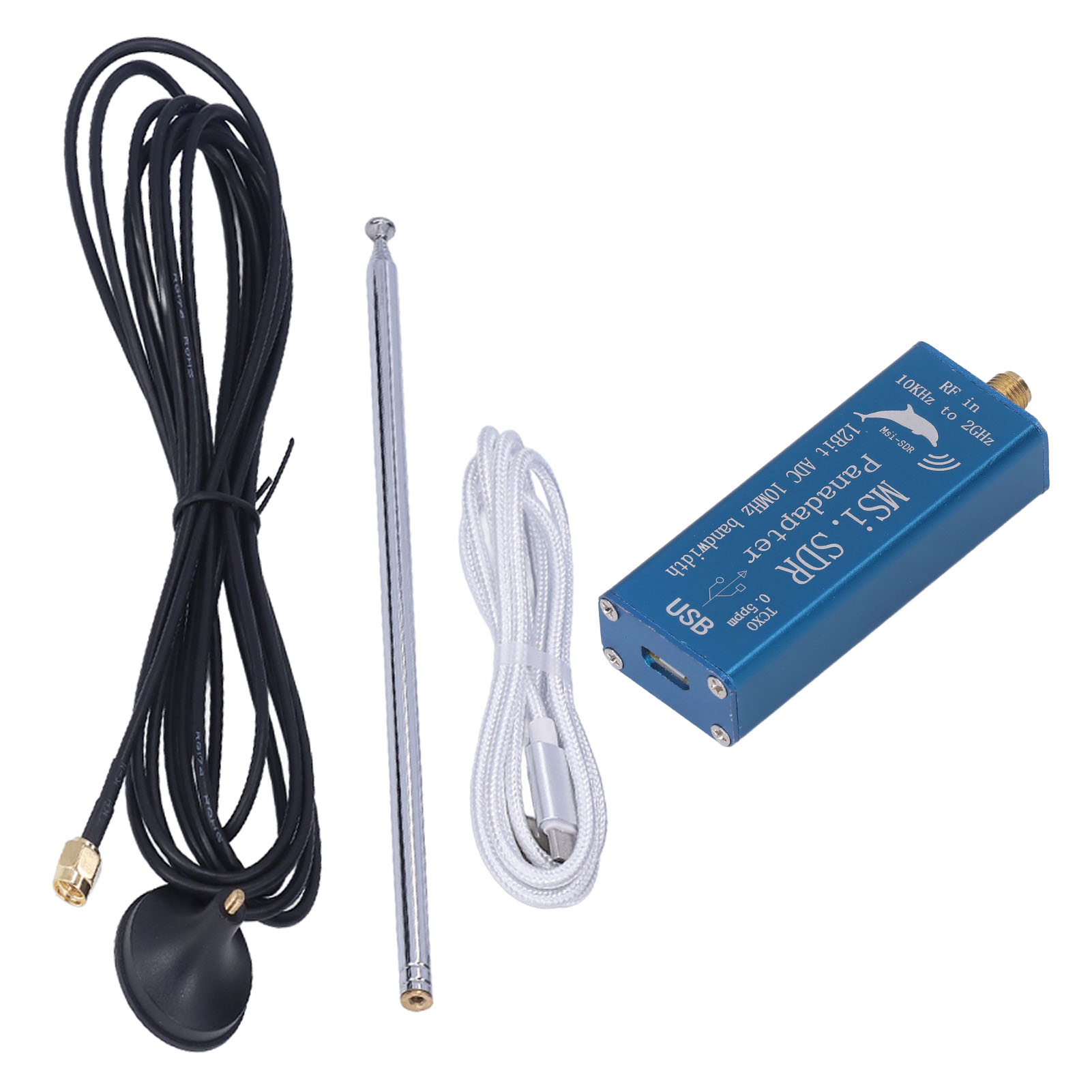 Hochpräziser 10-khz- Bis 2-ghz-sdr-funkempfänger Mit Antenne, Eingebautem Tcxo-oszillator Und Signalempfang