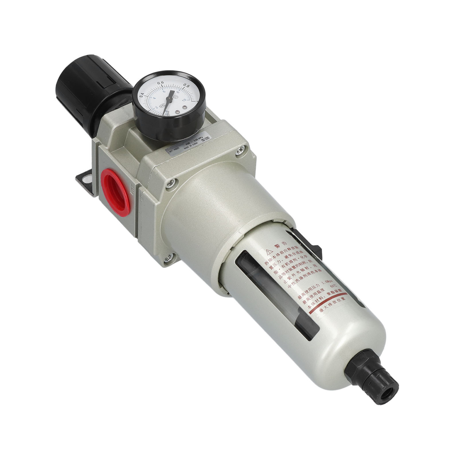 Wasser- Und Ölabscheider Mit Automatischer Entleerung, Druckluftfilterregler, Manometer, G1/2-anschluss