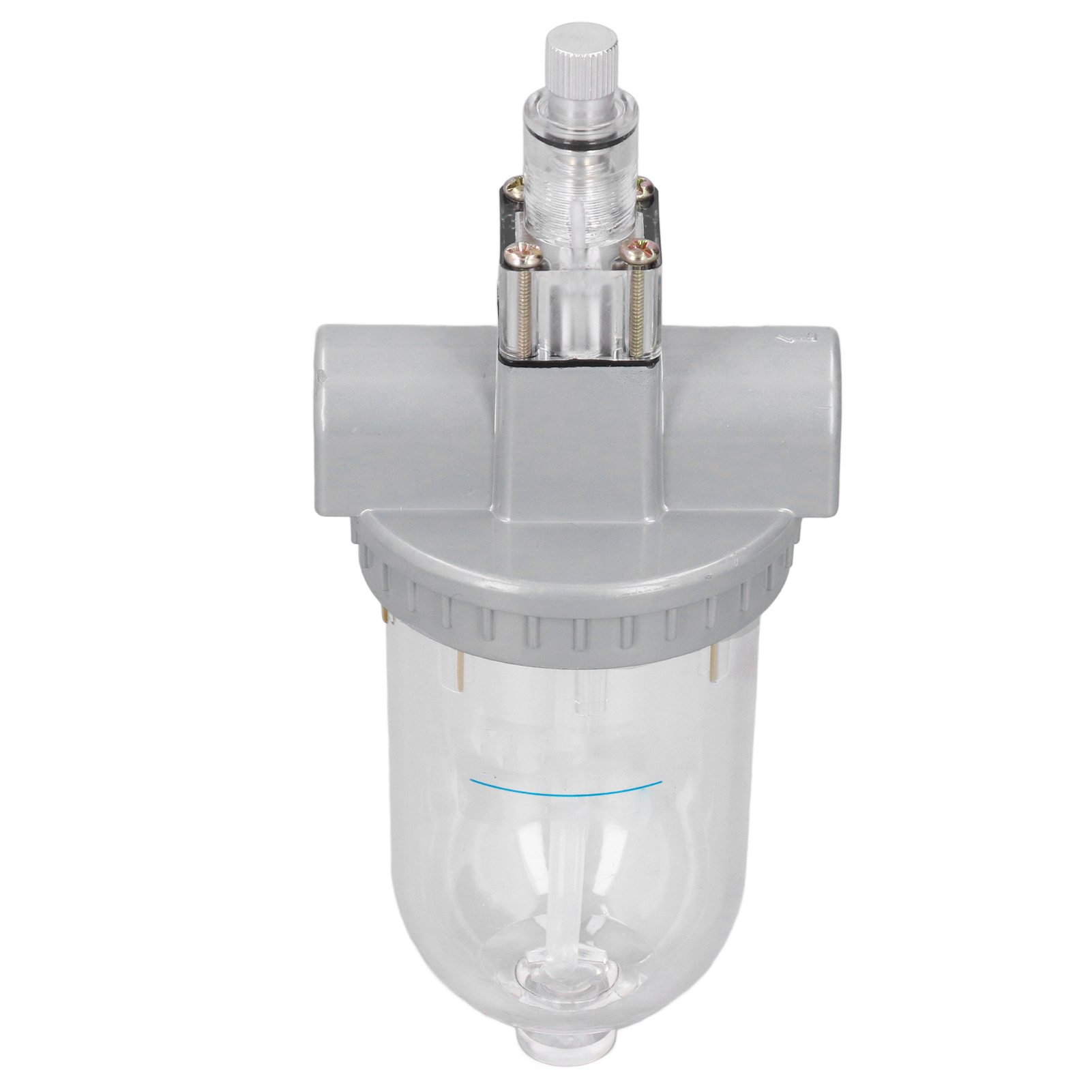 Luftkompressor-schmiergerät Aus Aluminiumlegierung, Pc-gedichteter Wasser-öl-abscheider, Staubdicht, Qiu-08 G1/4, Pneumatischer Druckregler.
