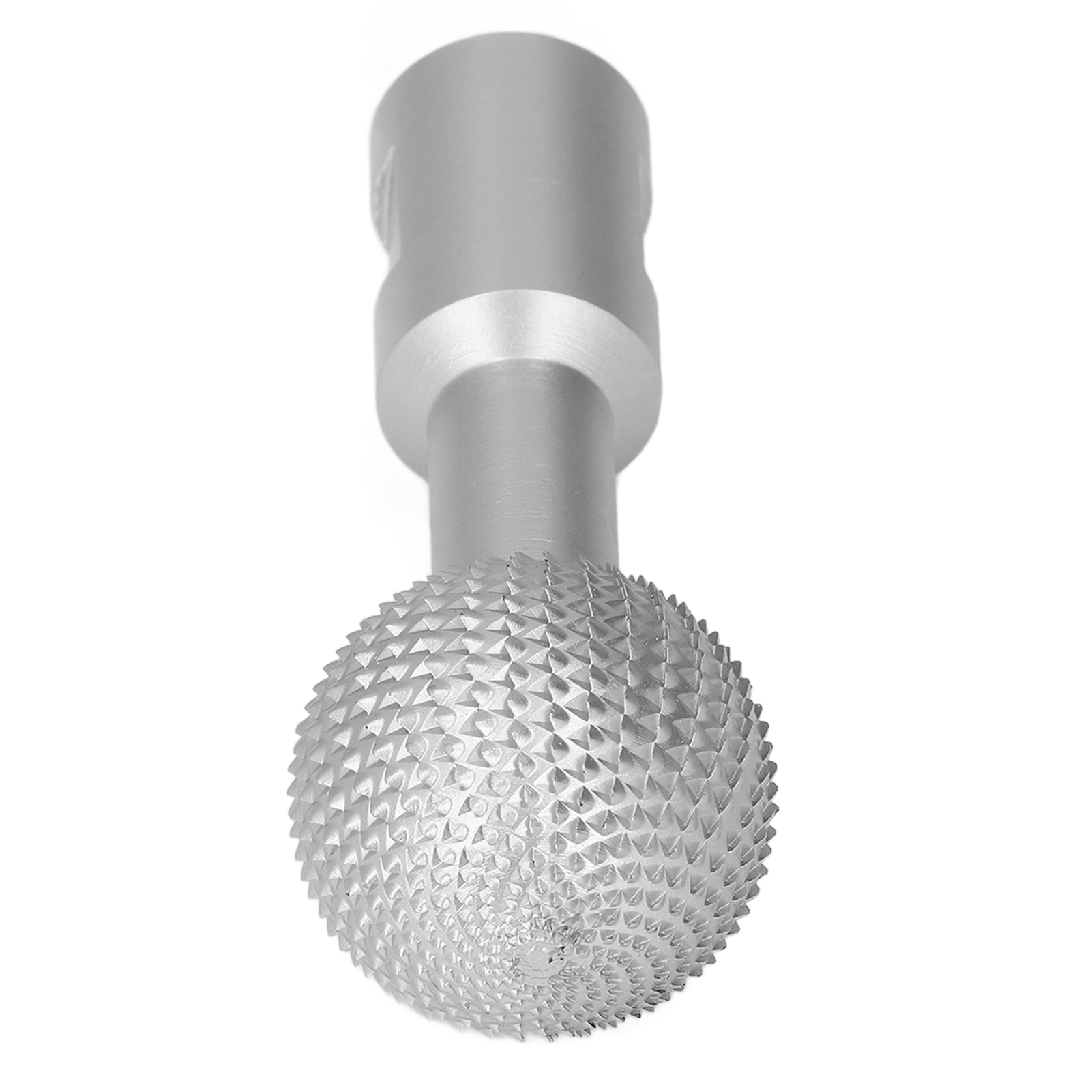 10-mm-rotationsholzfeile Aus Kugelhartmetall, Verschleißfest, Für 100-mm-winkelschleifer, Silberfarben, Schnitzmeißel