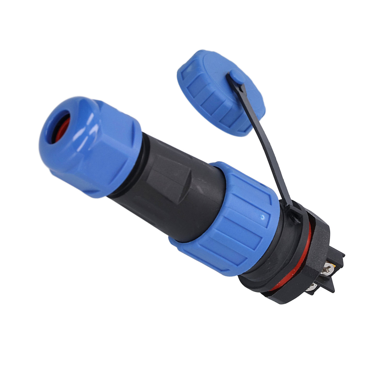 Lp16 2-poliger Lötfreier Elektrischer Steckverbinder, Ip68 Wasserdicht, 250 V 20 A, Buchse/stecker Für Luftfahrtkabel