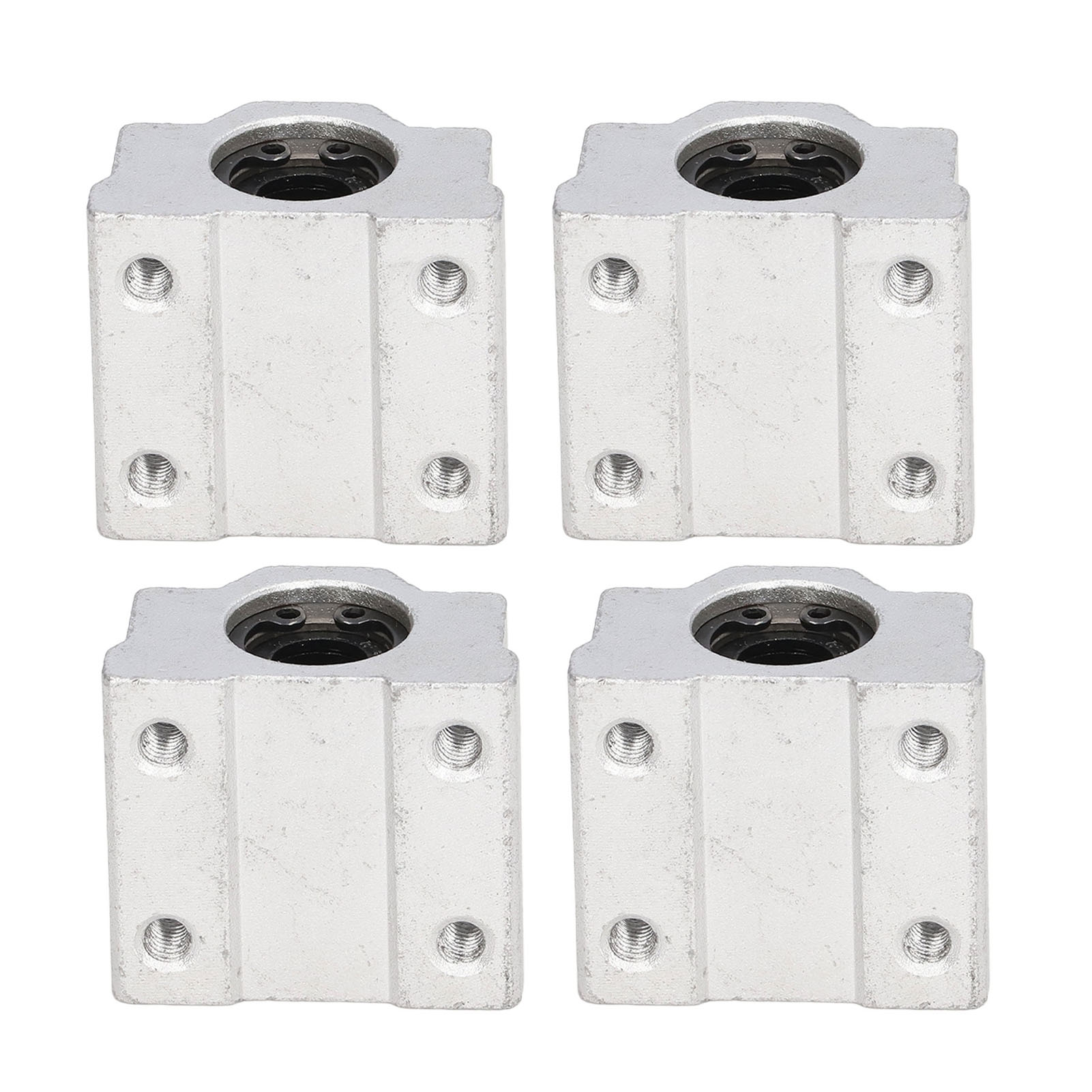Satz Mit 4 Scs8uu Gleitblöcken, Linearkugellager Aus Aluminiumlegierung Für Cnc, 8 Mm Bohrung, Gleiteinheiten