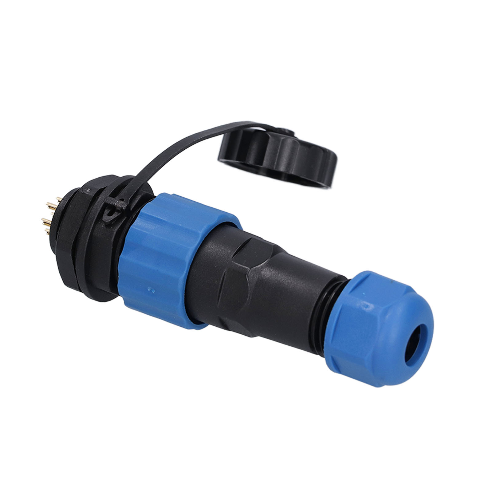 Robuster Und Kompakter 7-poliger Luftfahrtstecker, Oxidationsbeständig, Zuverlässige Weibliche Buchse Für Kommunikationsgeräte.