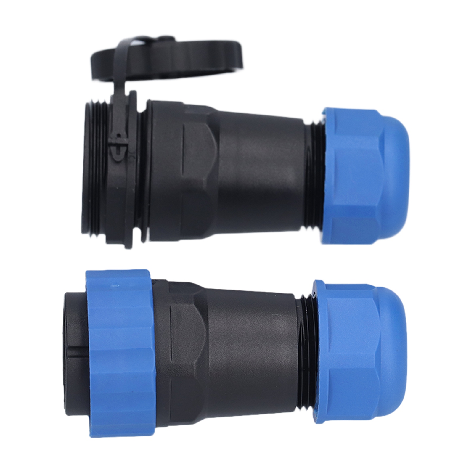 6-poliger Flugzeugstecker (männlich/weiblich), Wasserdichter Schraubstecker, Oxidationsbeständig, Vielseitig Einsetzbar, Robuster Rundstecker