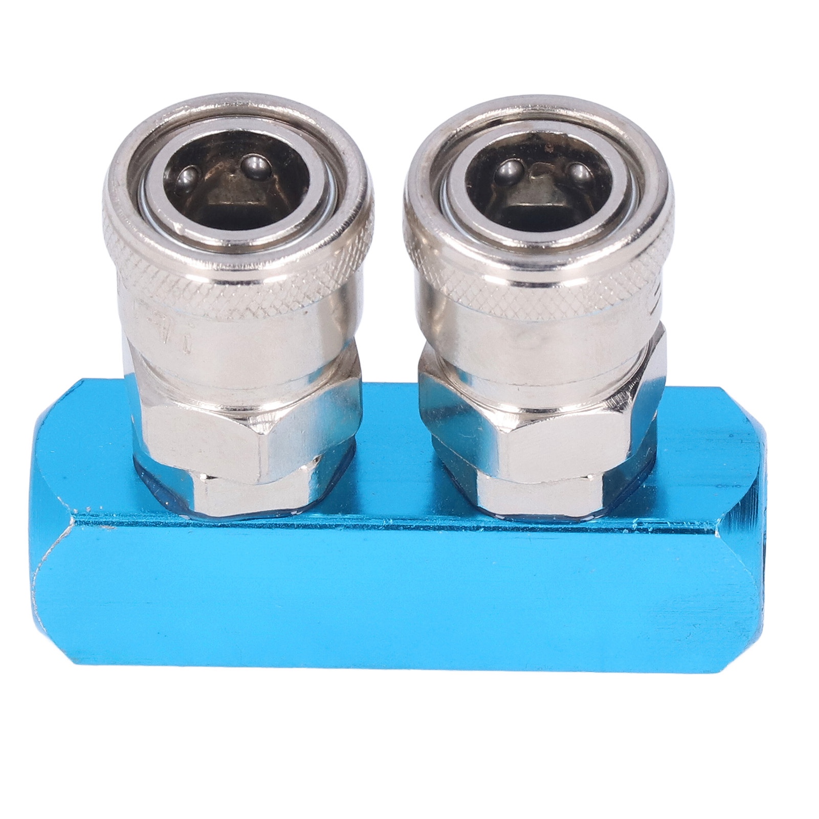 G1/4 Luftverteiler, Gerader Pneumatischer Verteilerblock, Schlauchtrenner Mit Sml-2 Anschluss, 2-wege-verteiler Für Kompressor.