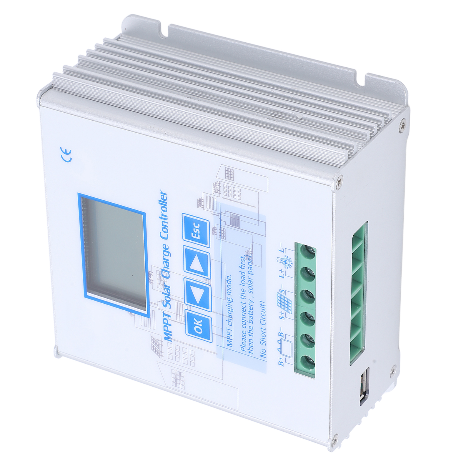 Mppt 30a Solarladeregler, Automatischer Intelligenter Regler Für 12v/24v Batterien, Effizientes Laden Und Optimale Regelung.