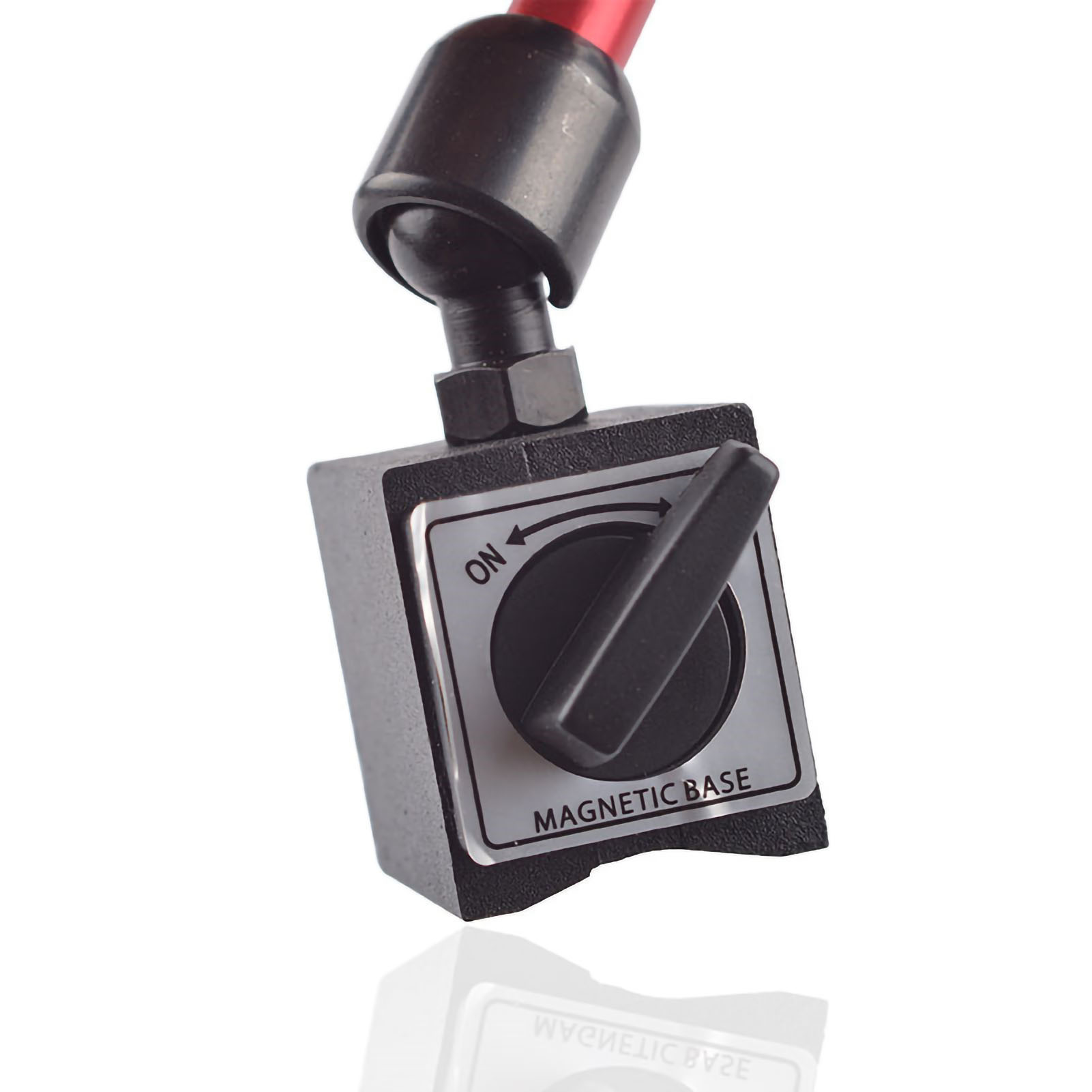 Messuhrständer, Magnetischer Metallsockel, Universell Verstellbarer Flexibler Arm, Präzisionsmessgerät Wcm-1