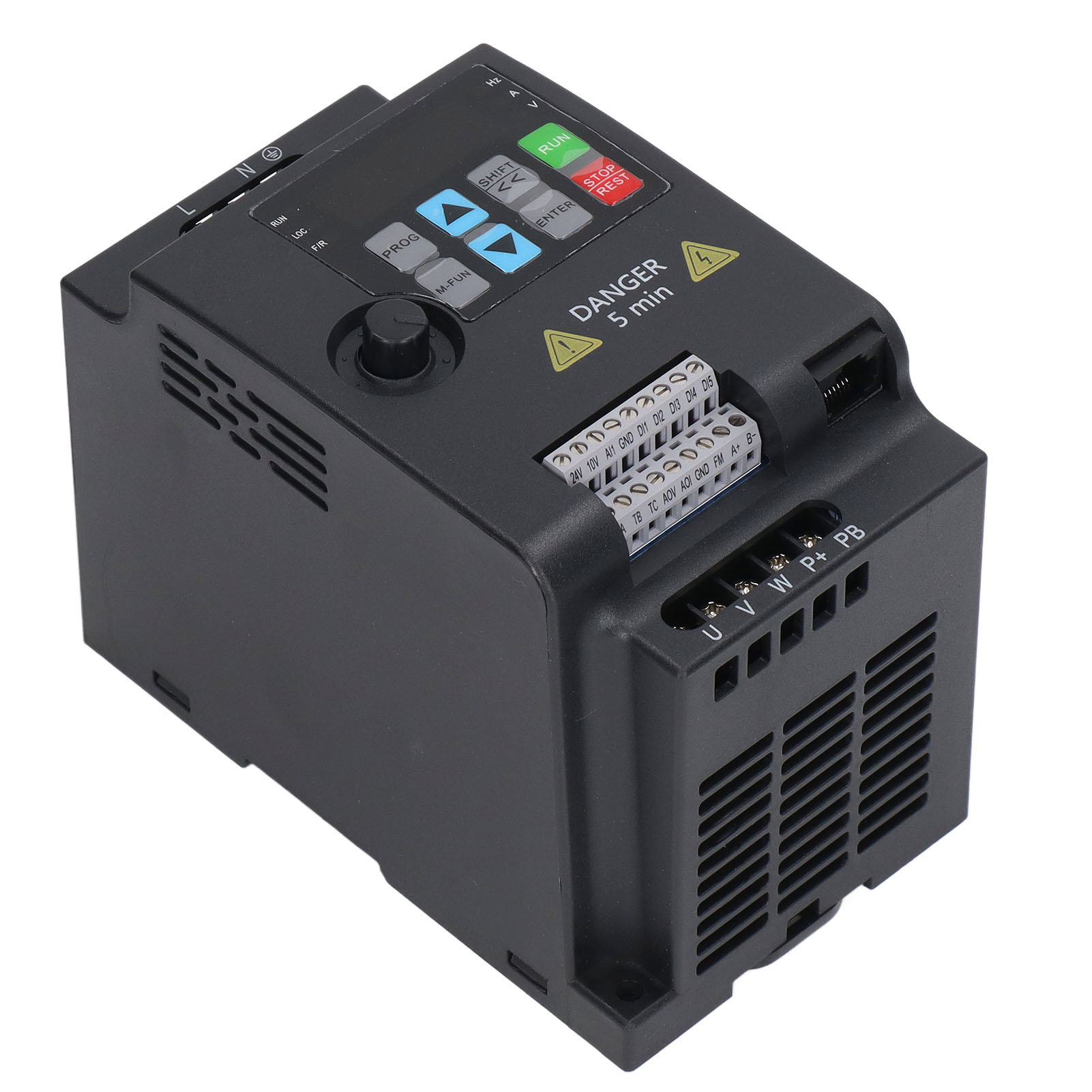 0,75 Kw Frequenzumrichter, Motorsteuerung, Einphasiger 220-v-wechselrichter, Dreiphasiger 0–220-v-ausgang, Industrieregler