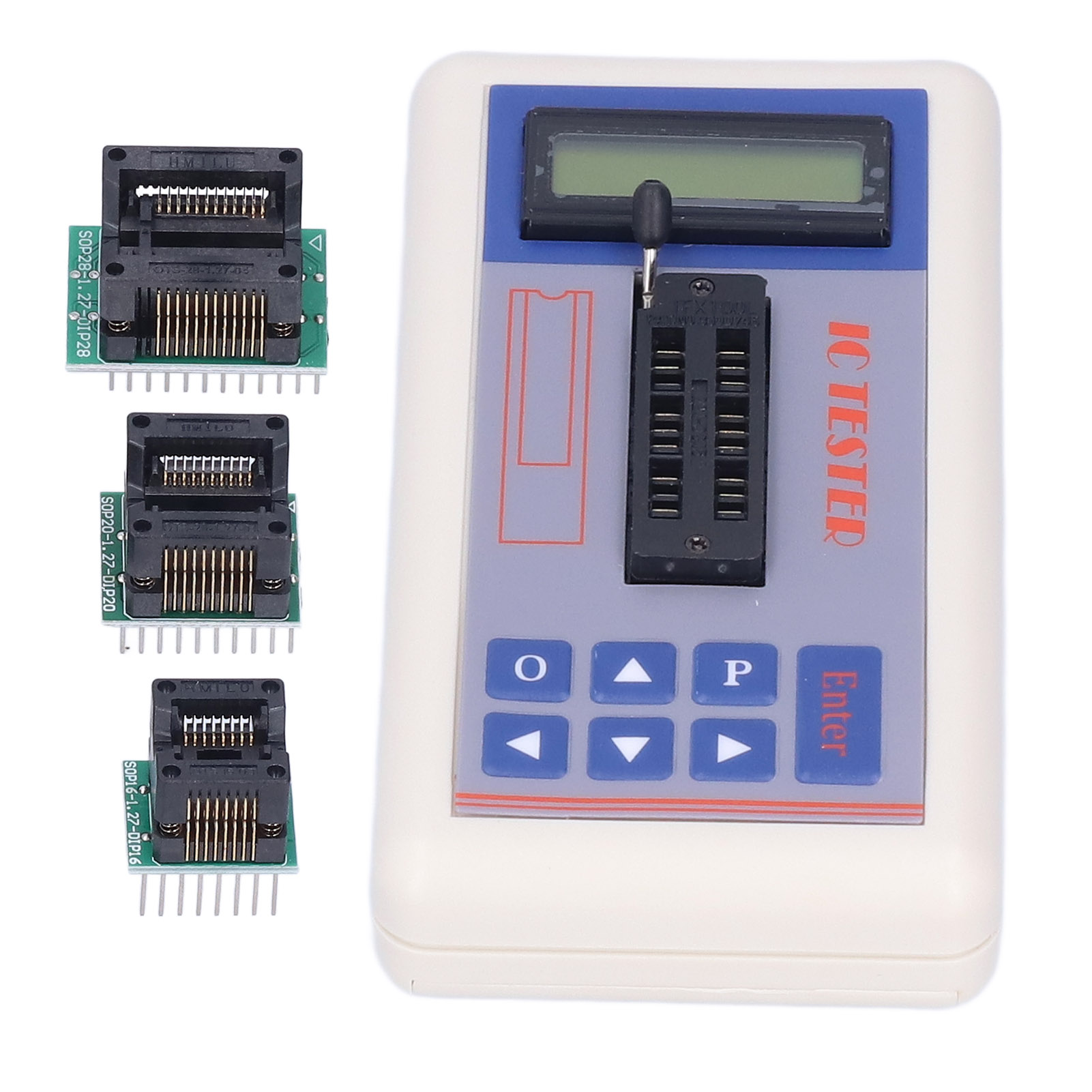 Tsh-06f Integrierter Schaltungstester, Ic-transistor-multimeter Mit 5v/3,3v-automodi Für Mikroelektronik-ingenieure, Mit Anschlüssen
