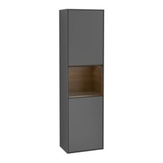 V&B Hochschrank Wandbeleuchtung Finion 41,8x151,6cm, l, Reg wal ven, Anthrac. m
