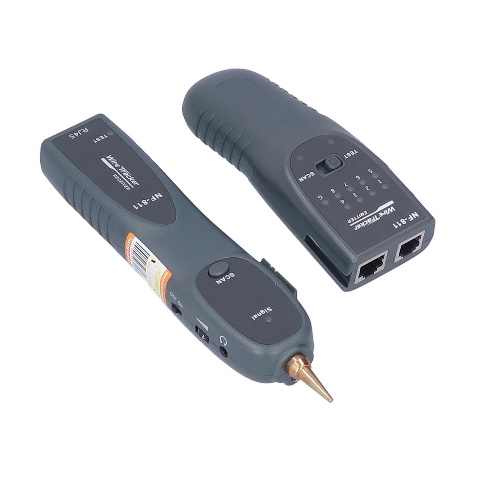 Nf-811 Netzwerkkabeltester-set, Tragbarer Leitungsdetektor Für Elektrische Leitungen, Diagnosewerkzeug Für Verkabelung, Durchgangsprüfer, Gerät Zur Drahtprüfung, 1 Stück.