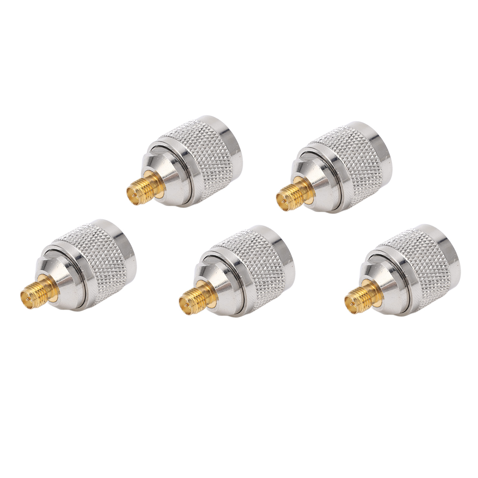 N-stecker Auf Sma Koaxial-hf-stecker, 5-teiliges Koaxialadapter-set, Leitungszubehör, Antennen- Und Kabelset.