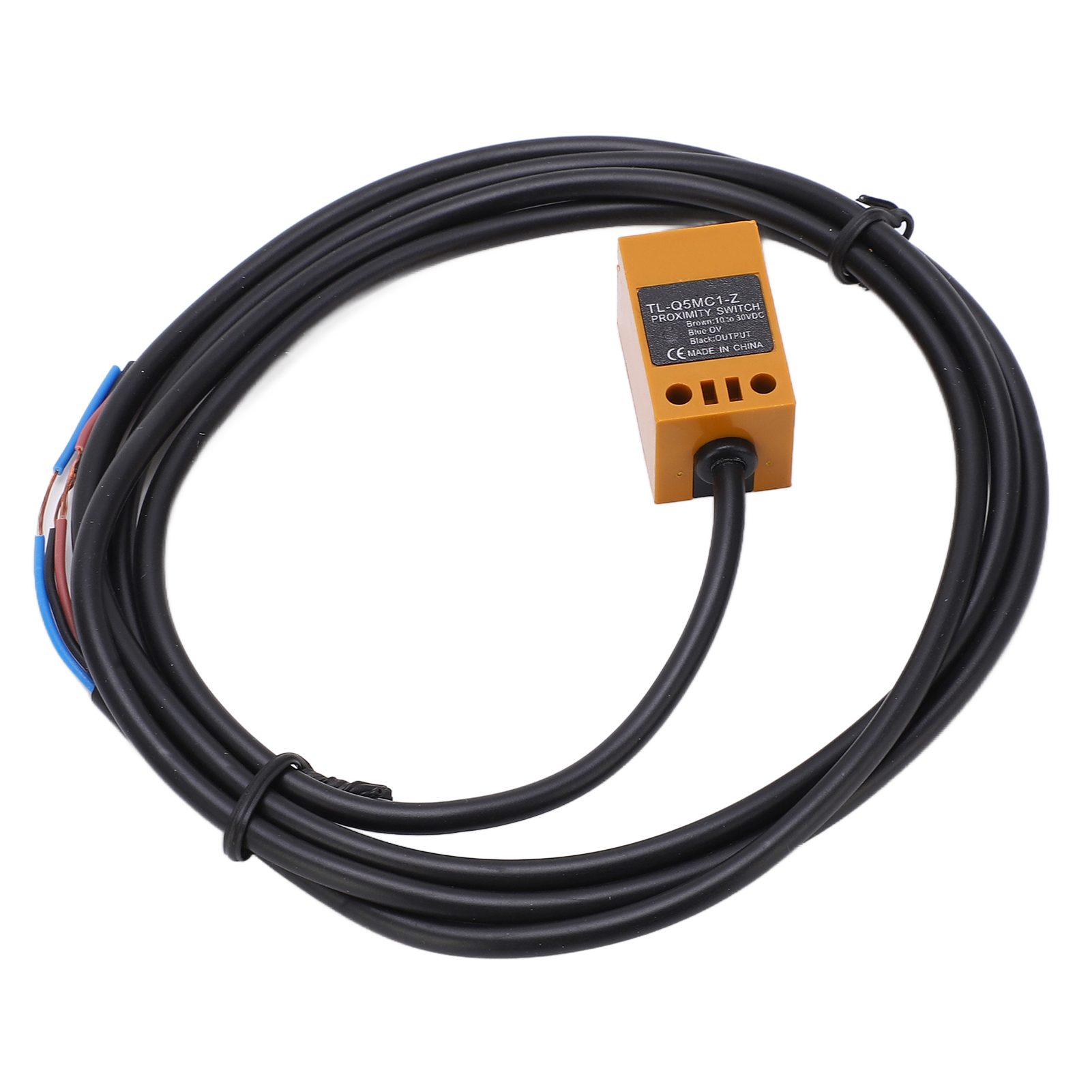 Quadratischer Induktiver Näherungssensor O111rom Tlq5mc1z, Dc 10-30v, 3 Drähte, 5mm, Npn-ausgang, Berührungsloser Präsenzsensor Für Die Industrielle Automatisierung.