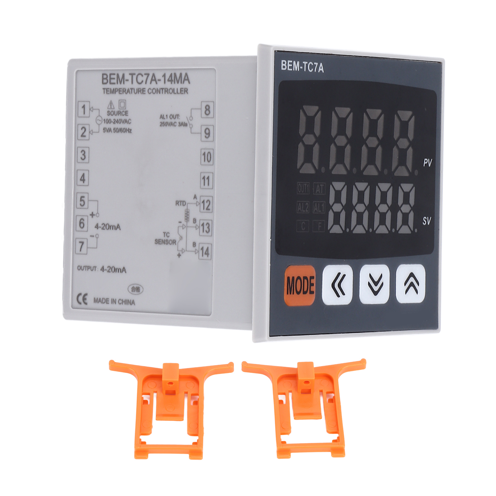 72x72mm Pid-digitaltemperaturregler, Intelligenter Thermostat Mit Digitalanzeige, Ac 100-240v Regler