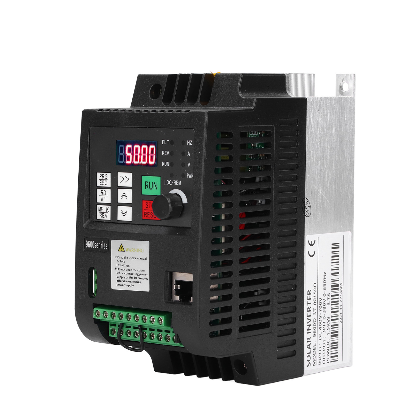 Photovoltaik-wechselrichter Mit Variabler Frequenz, Gleichstromeingang 400–700 V, Dreiphasiger Wechselstromausgang 0–380 V, 0–650 Hz, Leistungswandler Für Solarmodule