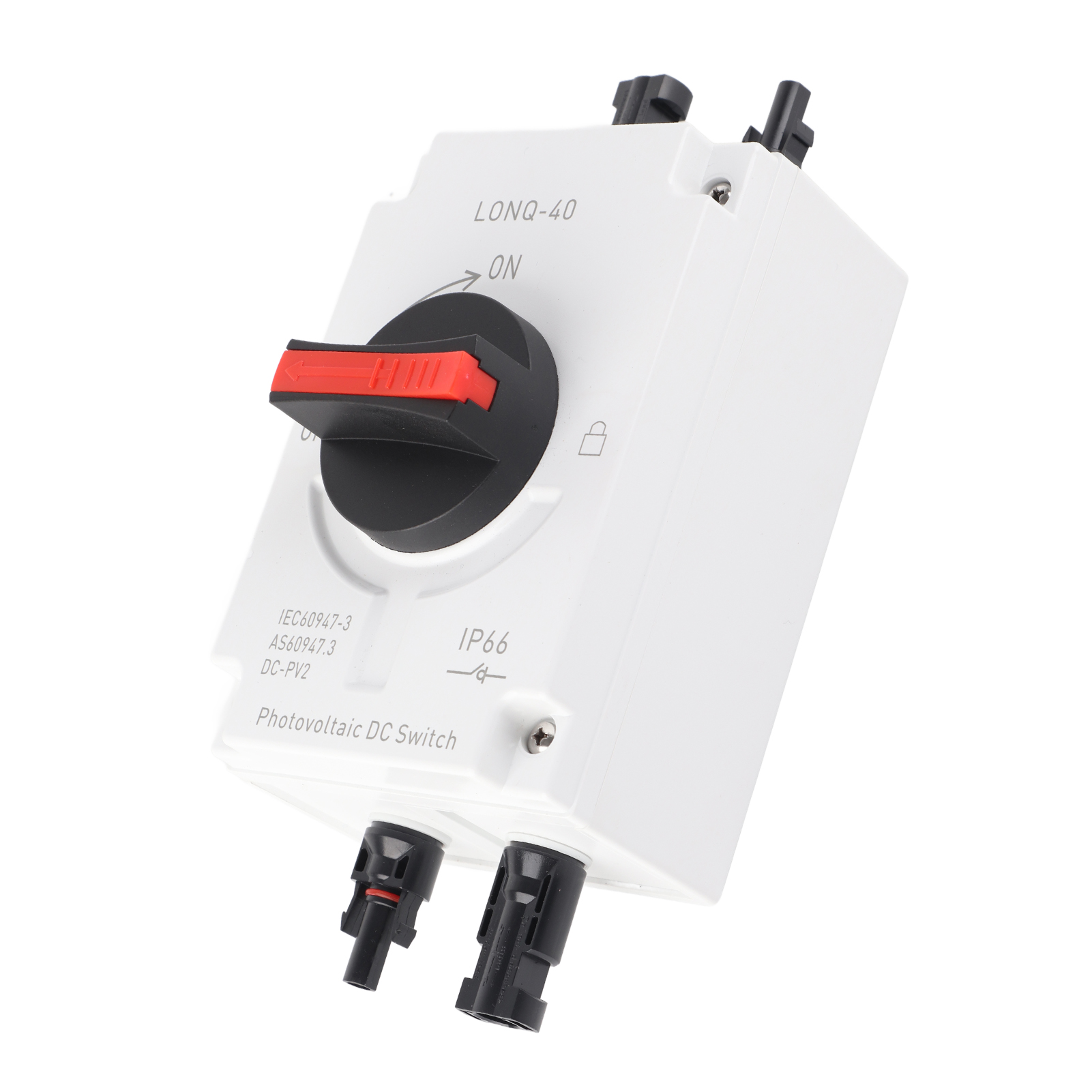 1200 V 32 A 4-poliger Photovoltaik-gleichstromschalter, Ip66 Wasserdichter Solar-leistungsschalter, Isoliertes Gehäuse, Sicherungsschutz, Für Wohnmobile Und Solaranlagen