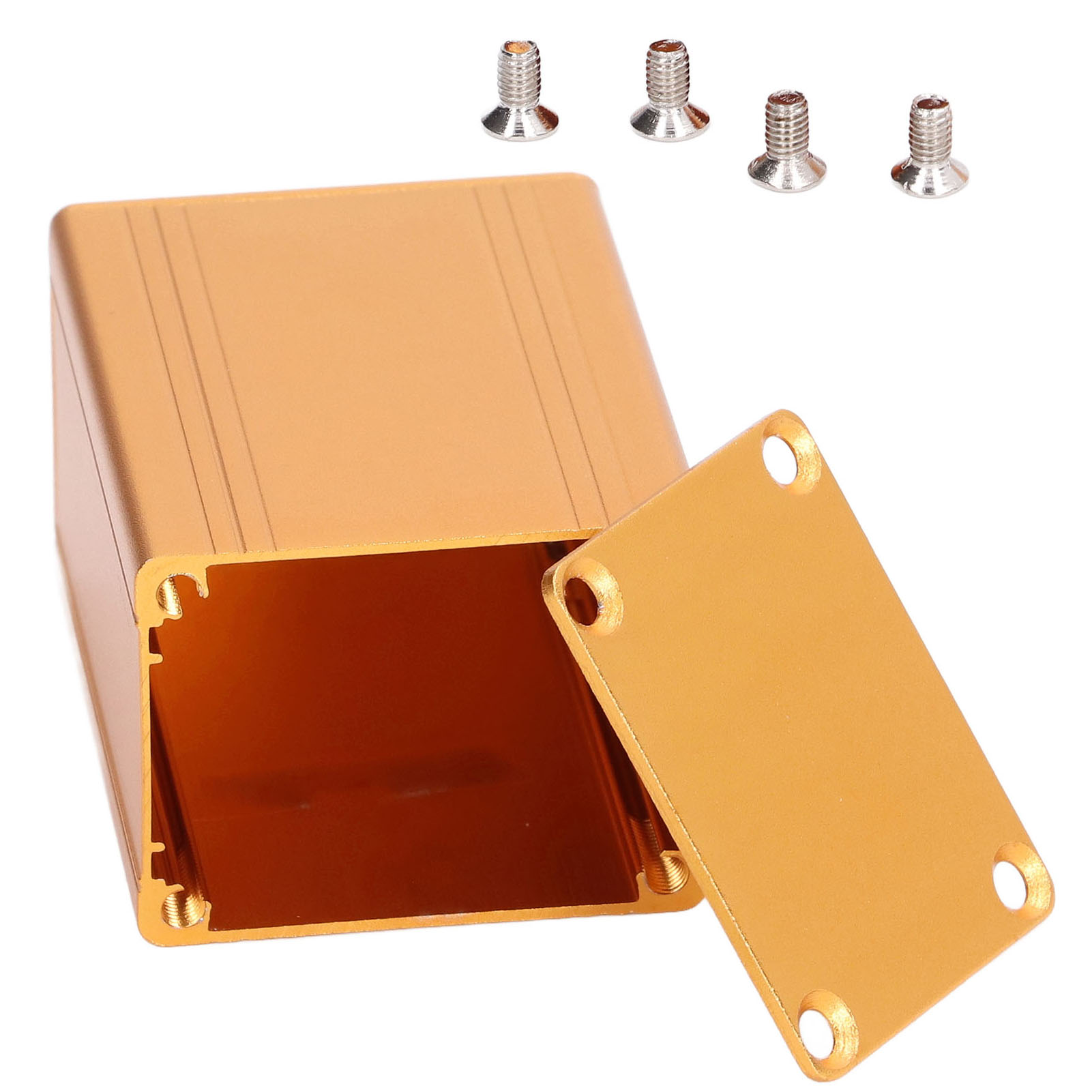 Montagekasten Aus Aluminiumlegierung Mit Integrierter Wärmeableitung, Diy-elektronikanschlussdose, Robustes Schutzgehäuse.