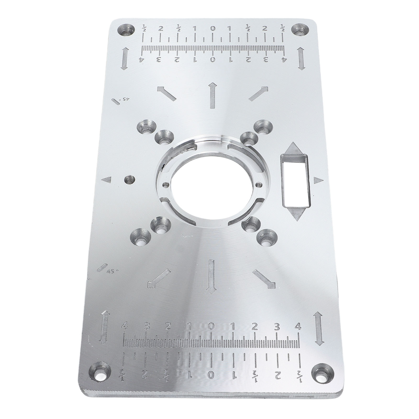 Multifunktionaler Aluminium-frästisch, Spindeleinsatzplatte, Neigbarer Holzbearbeitungstisch, Frässet