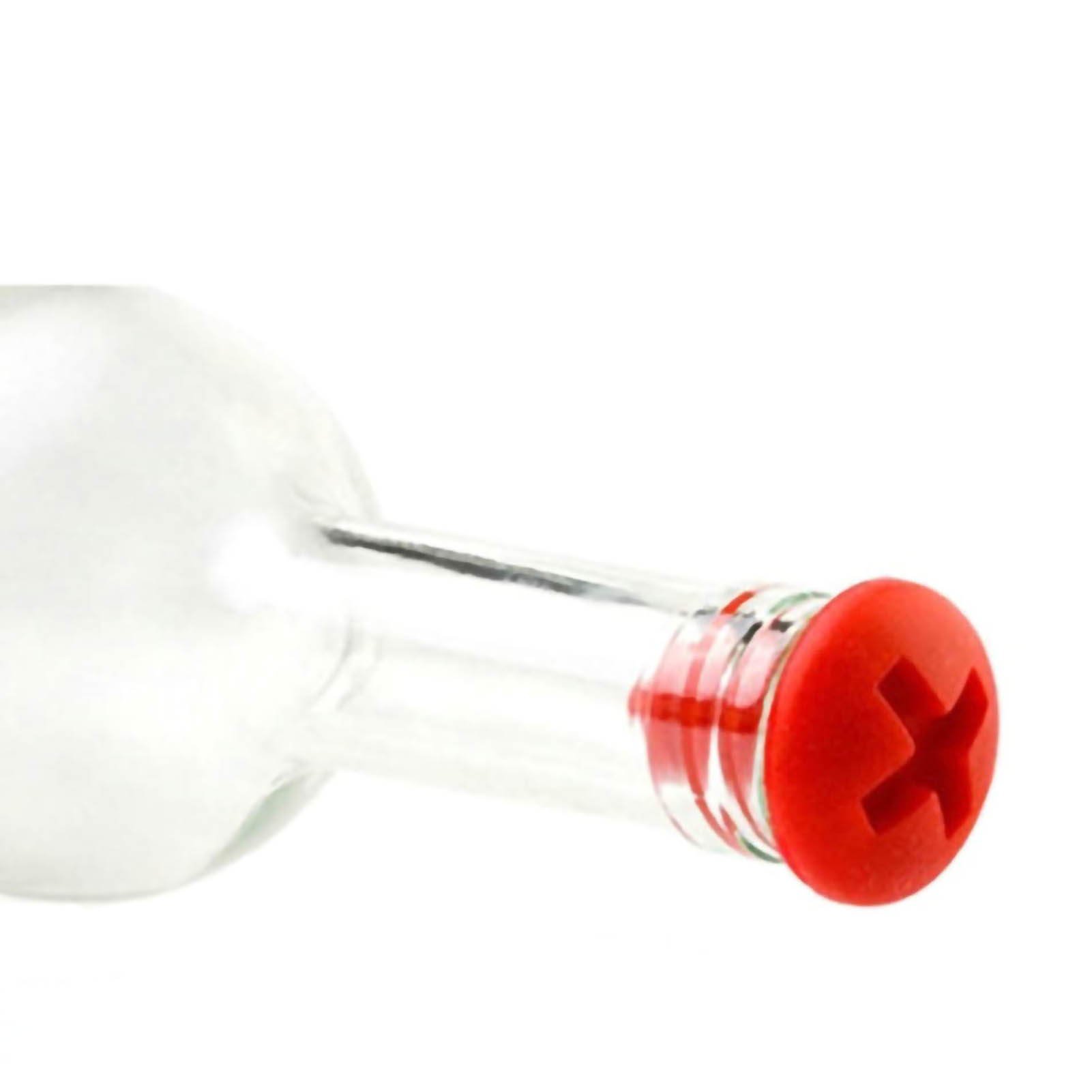 Silikon-schraubverschluss Für Flaschen, Getränkeverschluss, Weinkapsel, 6er-pack, Rot, Ideal Für Partys Und Feiertage.