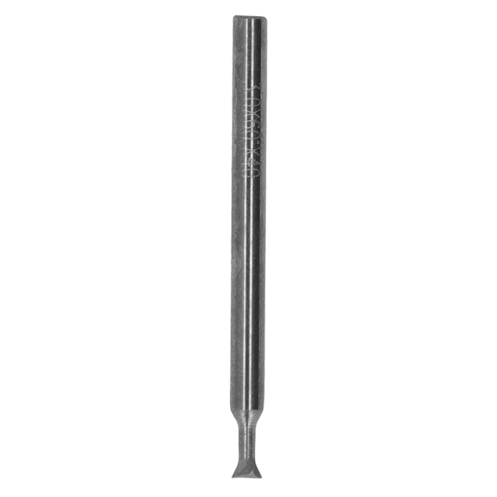 Hartmetall-schwalbenschwanzfräser Mit 2 Schneiden, Metrisches Fräswerkzeug Für Metalle, Durchmesser 3 Mm, Winkel 60°, Länge 40 Mm, Fräser Für Holz Und Stahl.
