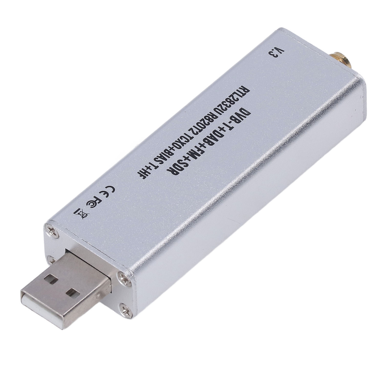 Sdr-software-radioempfänger 100 Khz–1,7 Ghz Vollband Rtl2832u R820t2 Tcxo Bias-t Hf Sma