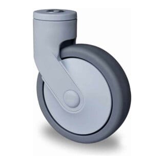 CASCOO Rückenlochlenkrolle ø 125 mm Serie CARA P2A2 Kugellager