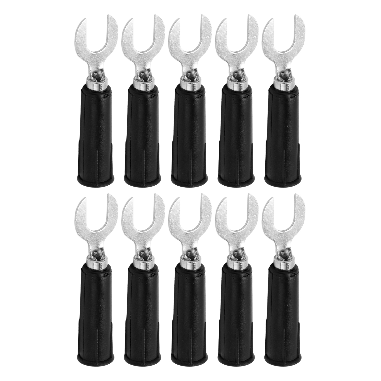 10 Stück J.20019 Bananenstecker Y 6 Mm Schwarz Hochdruckeinsatz U-beständiger Industriestecker Elektronische Geräte