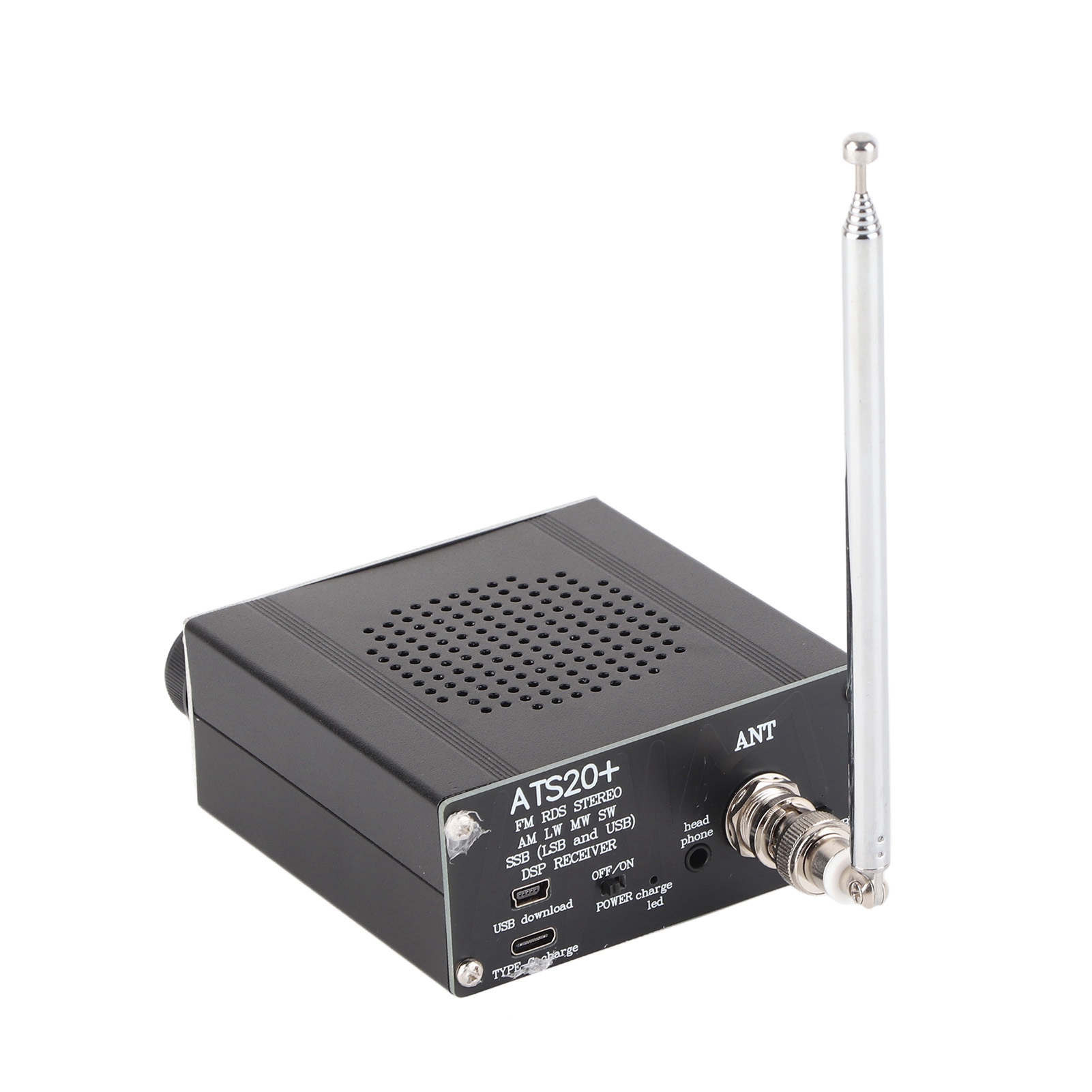 Ats-20+ Si4735 Vollband-radioempfänger, Tragbarer Am/lw/mw/sw/ssb/lsb-usb-scanner Mit Antenne, Empfang Über Große Entfernungen