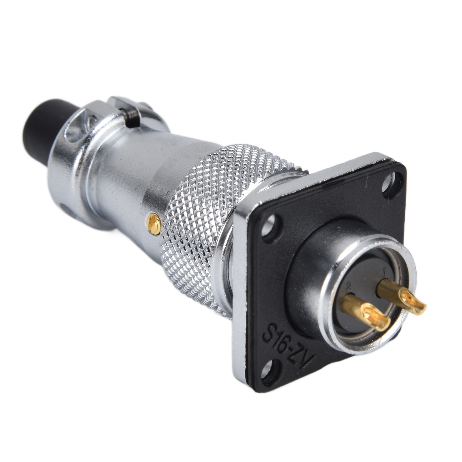 Wasserdichter 2-poliger Flugzeugstecker Aus Metall, Zinklegierung, Ws16 Industrieadapter, Wechselstrom 500 V, Stecker/buchse