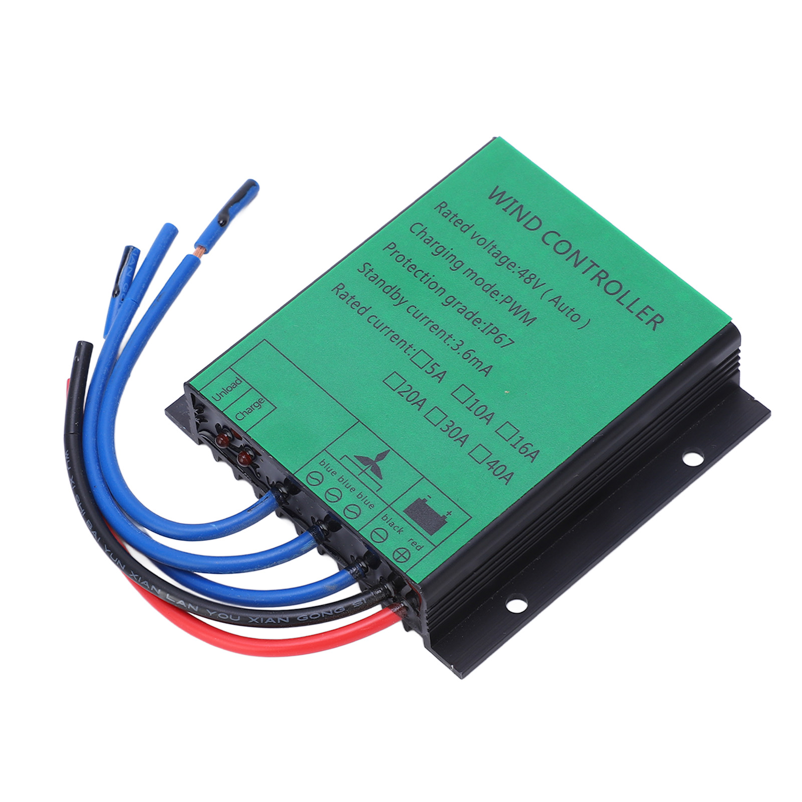1000w Pwm Hocheffizienter Ip67 Windturbinen-laderegler, 48v 40a Generator-controller Mit Led-anzeige, Für Heimwindkraftanlagen