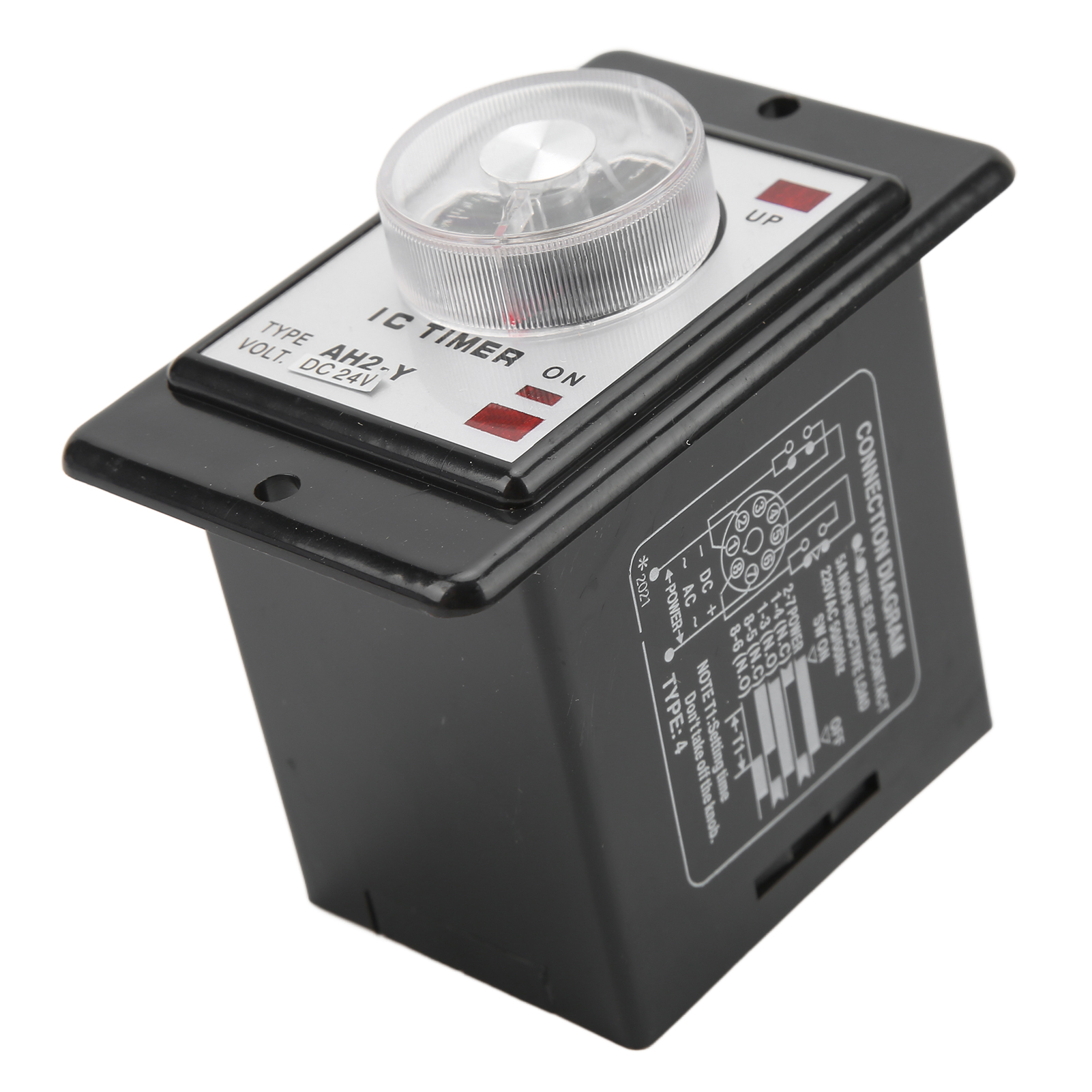 Ah2-y 6s Kompakter 8-fuß-zeigertimer Für Elektromechanische Schaltschränke, Automatisierungsanlagen, 24 V Dc