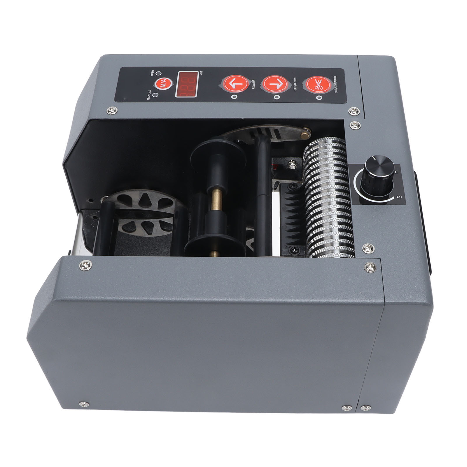 Automatischer 80-mm-led-klebebandabroller, Hochgeschwindigkeits-elektroschneidemaschine Für Verpackungen, 220-v-eu-stecker, Präzises Digitaldisplay