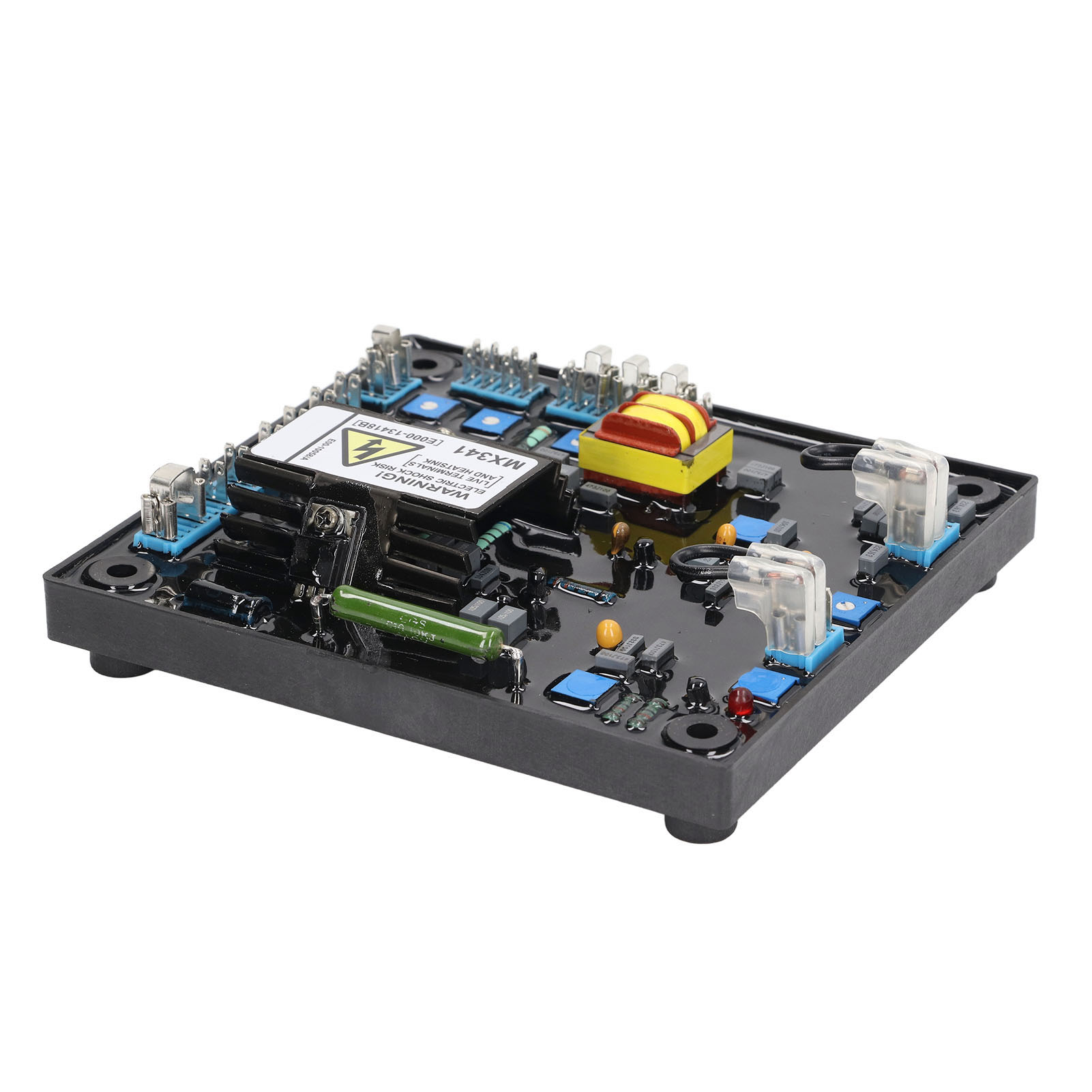 Mx341 2-phasiger Avr-spannungsregler, Modul Für Bürstenlose Generatoren, 140-220v, Wechselspannungsregler, Stabiles Ersatzteil.