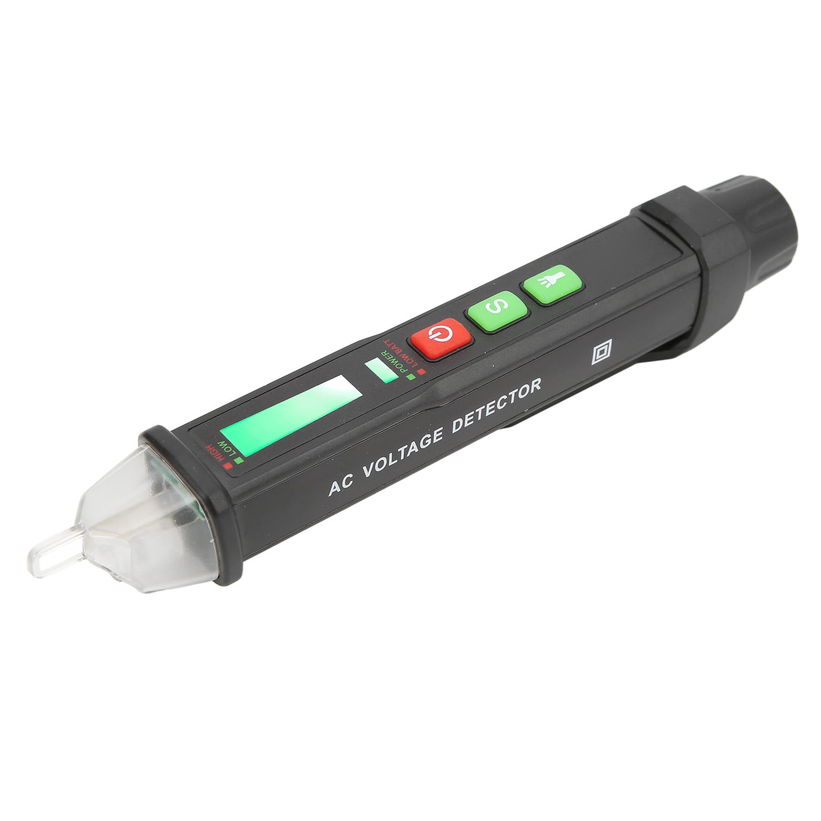 Berührungsloser Spannungsprüfer Mit Akustischem Und Optischem Alarm, Wechselspannungsprüfer Mit Zwei Messbereichen, Stiftprüfer Mit Led-leuchte Für Stromführende Leitungen