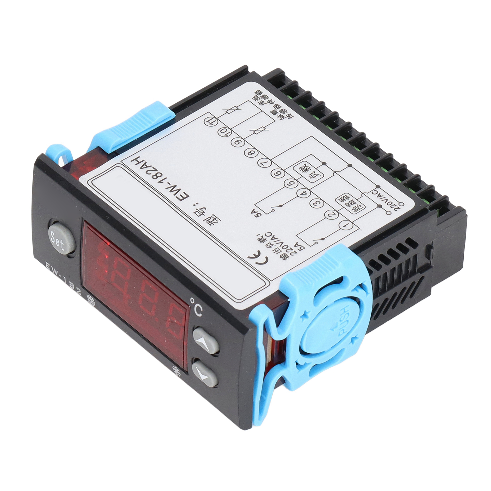 Digitales Ac220v-thermostat Mit Abtau-sensor Und Doppelter Temperatursonde Für Kühlräume, Präziser Temperaturregler.