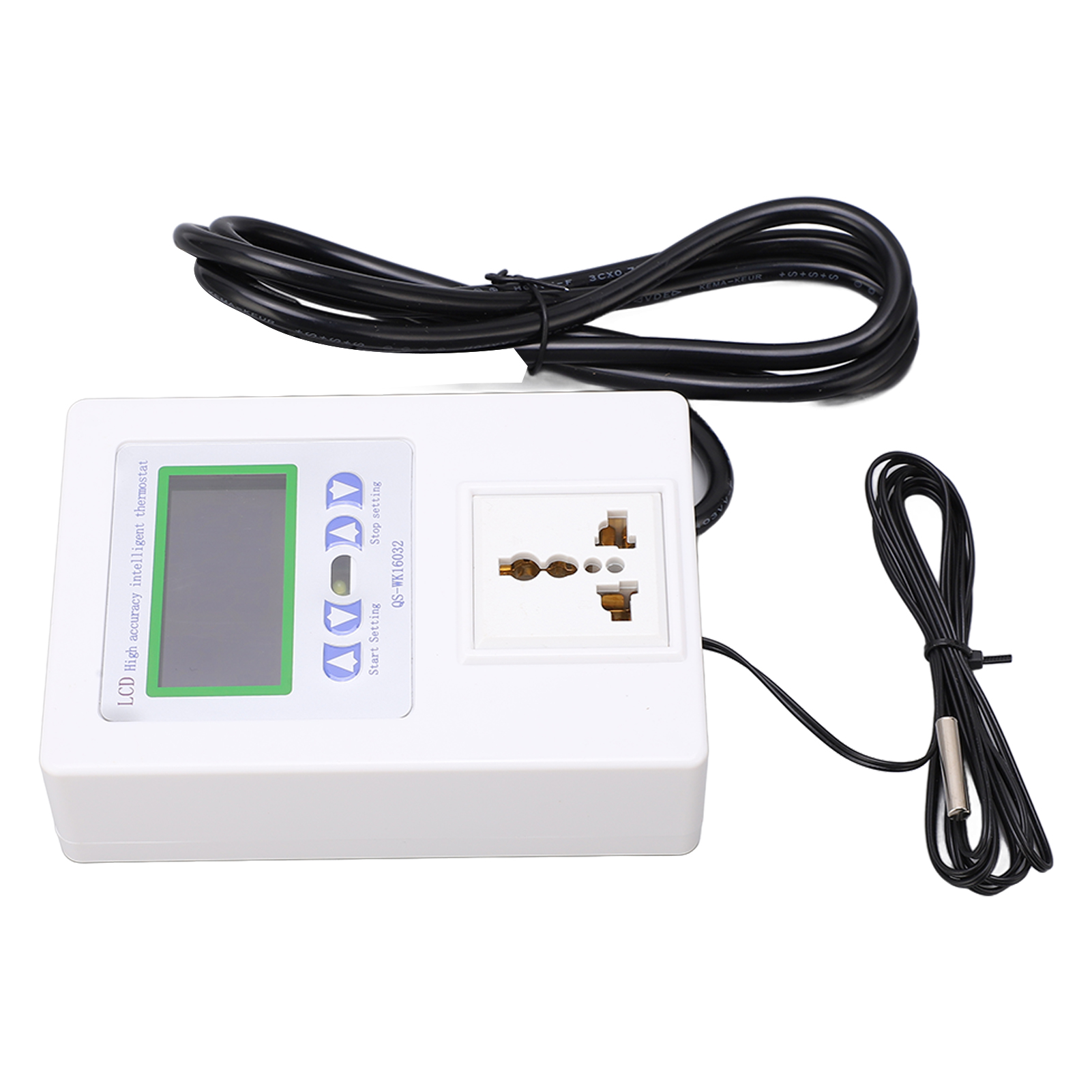 Intelligenter Digitaler Thermostat Mit Großem Led-display, Automatischer Temperaturregelung (110–240 V), Eu-stecker Und Präziser Digitaler Anzeige