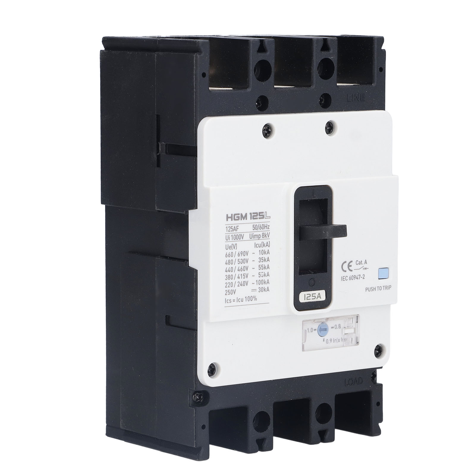 3p Bmc-leistungsschalter Aus Wärmehärtendem Kupfer, Mccb 100a, Modularer Stromkreisschutz, Wasserdichtes Gehäuse, Automatischer Schalter.