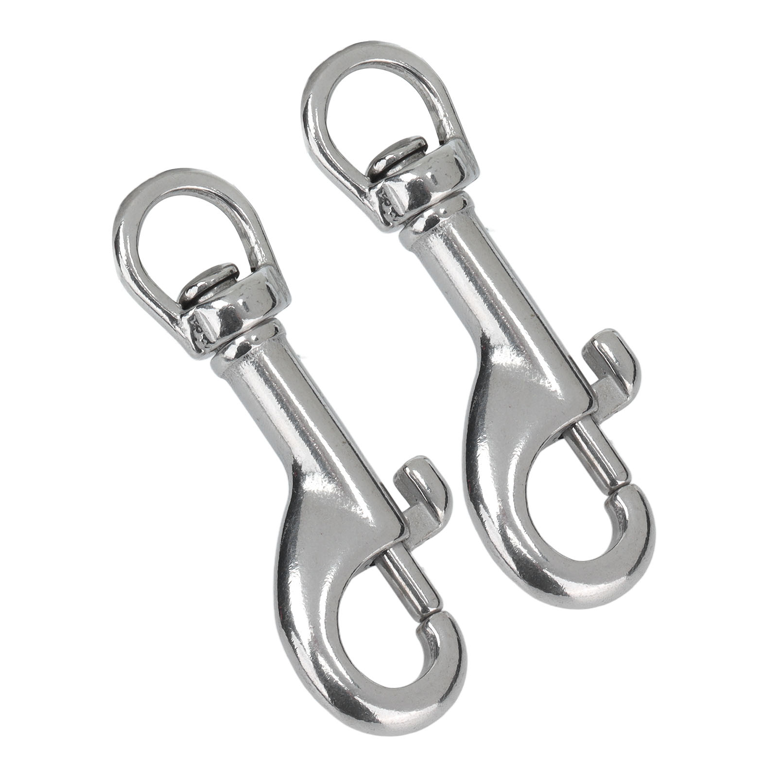 Drehbarer Haken Mit Einzelschraube Aus Edelstahl 316, 2er-pack, 65 Mm, Für Hundehalsbänder, Starke Befestigung.