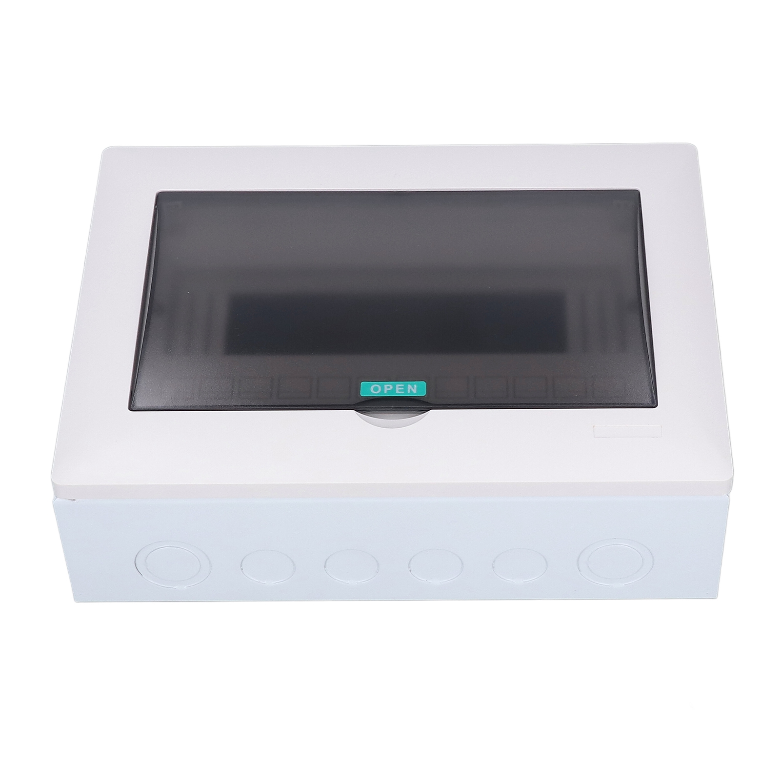 Wasserdichter 12-modul-verteilerkasten, Unterputz-elektroverteilerkasten Mit Din-schiene, Wasserdichter Leitungsschutzschalter, Transparente Abdeckung, Schutzart Ip65, Wandmontage.